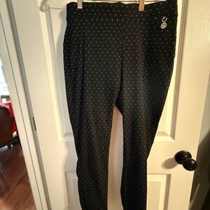 Tommy Hilfiger Black Polka Dot Pants